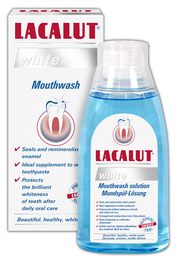 Lacalut white apă de gură 300 ml